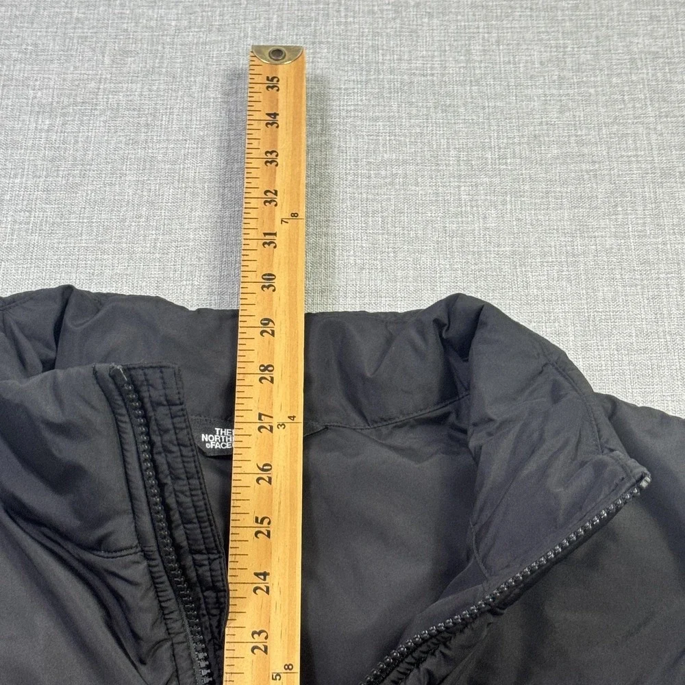 The‎ North Face Puffer Vest Mens XL Black Insulated Quilted Full Zip Logo